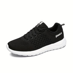 Women's Athletic Running Shoes Lace Up Breathable Mesh Sneakers