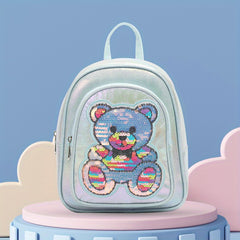 Sequin Bear Backpack For Teens Boys Girls Kindergarten School Bag