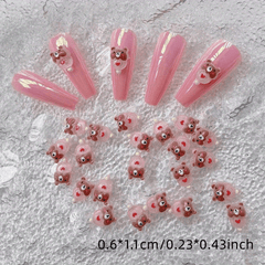 10pcs Mini Frog & Star Figurines for DIY Wedding Decor & Manicures