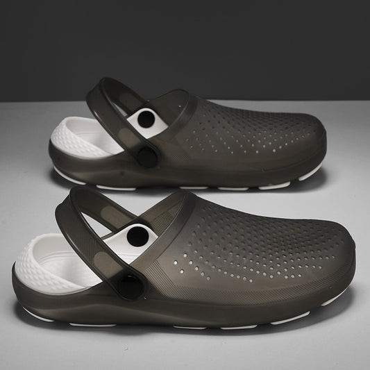 Women's Adjustable Strap Jelly Clogs