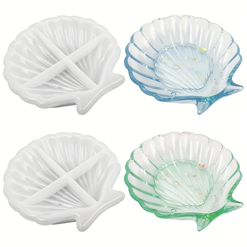 Resin Mold for Shell Jewelry Tray and Soap Storage