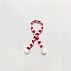 10pcs Mini Christmas Scarf Wine Bottle Knitted Scarf Doll Christmas Decor