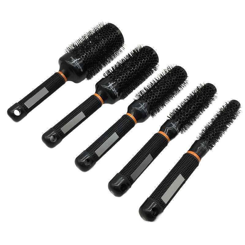 Round Brush Heat Conduction Hairbrush Comb Hairdressing Tool Set