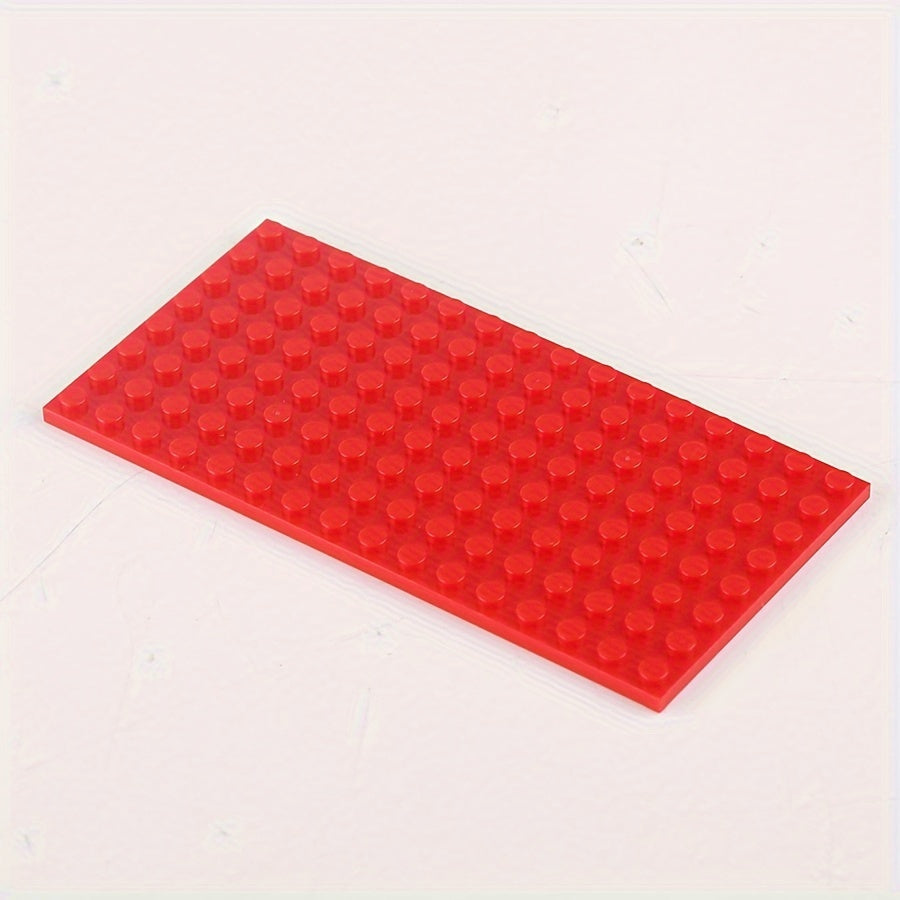 5pcs Puzzle Block Baseplate 8x16 Brick Set DIY Construction Toy Building Wall