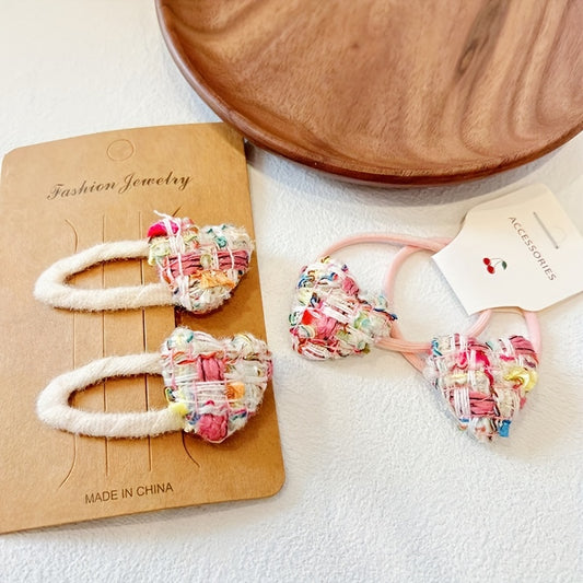 1pair Love Small Hairpin Or Head Rope