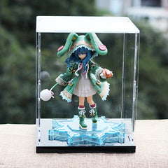 Transparent Acrylic Collectible Display Box Dustproof Storage
