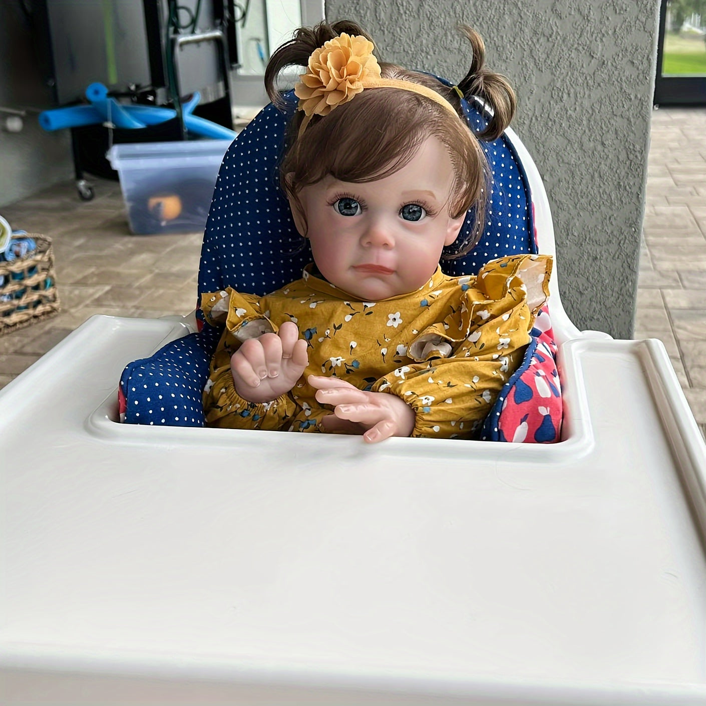 KEKEAIAI 60 Handcrafted Reborn Youngsters Doll Lifelike Soft Silicone & Vinyl