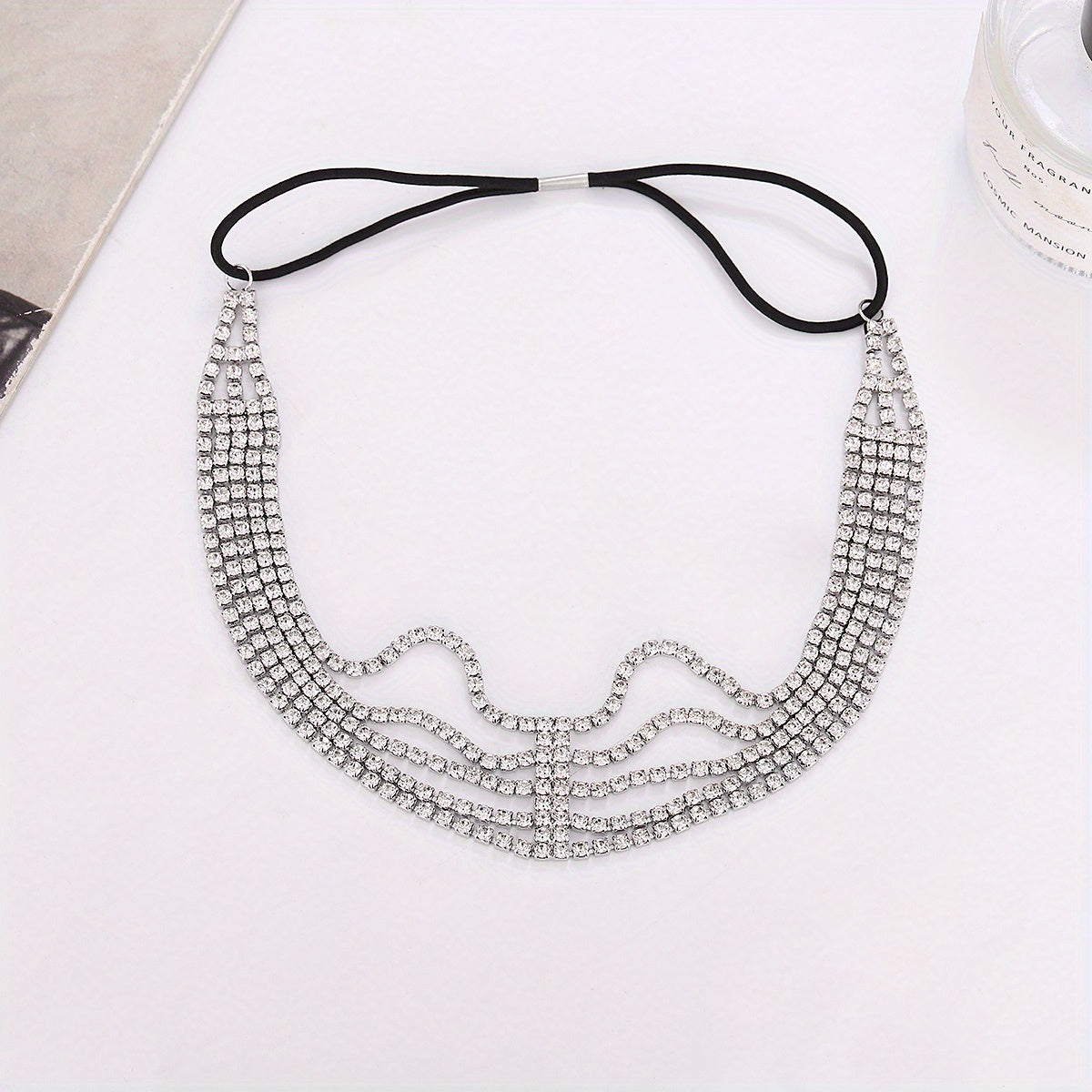 Rhinestone Headband Layer Head Jewelry Hair Accessories for Women