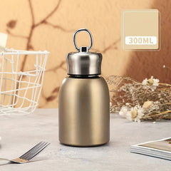 Portable Mini Insulated Water Bottle 300ml Leakproof Stainless Steel