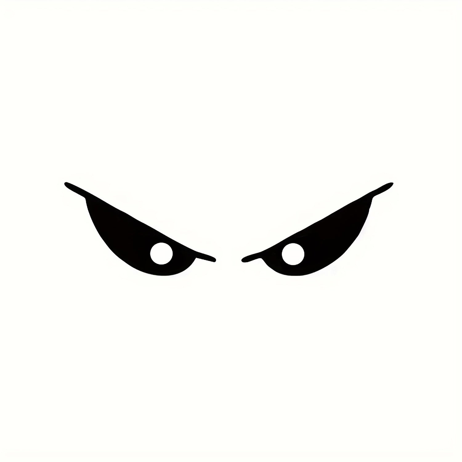Reflective Evil Eyes Halloween Stickers for Moto Helmets & Car Rearview Mirrors