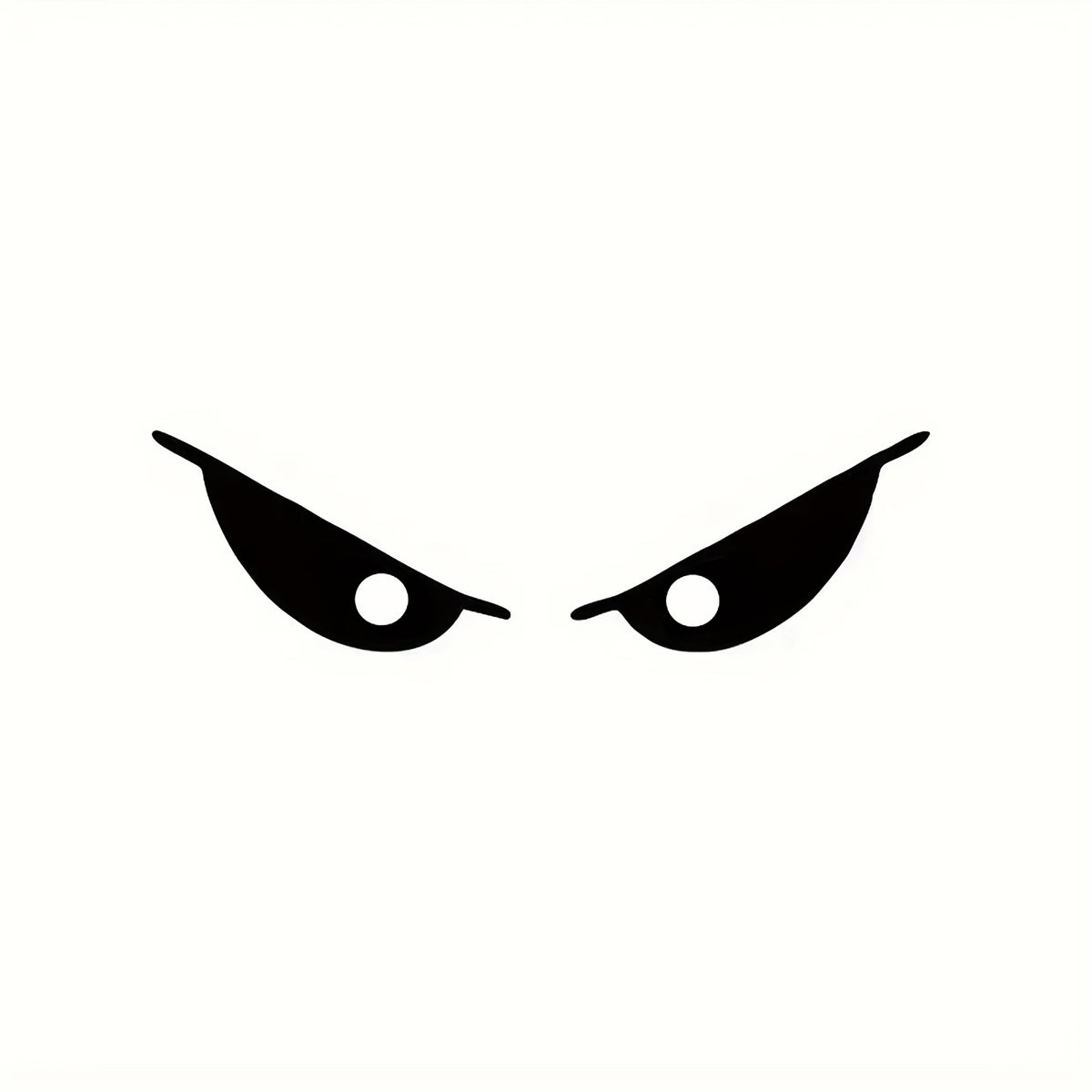 Reflective Evil Eyes Halloween Stickers for Moto Helmets & Car Rearview Mirrors