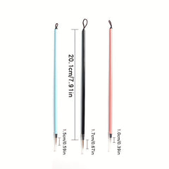 3pcs Thin Hook Line Pen Art Brush Set for Watercolor Painting Details