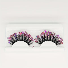 Glitter Sequin False Eyelashes Fluffy Volume Lashes Stage Makeup