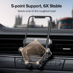 Car Air Outlet Phone Bracket Gravity Navigation Telescopic Bracket