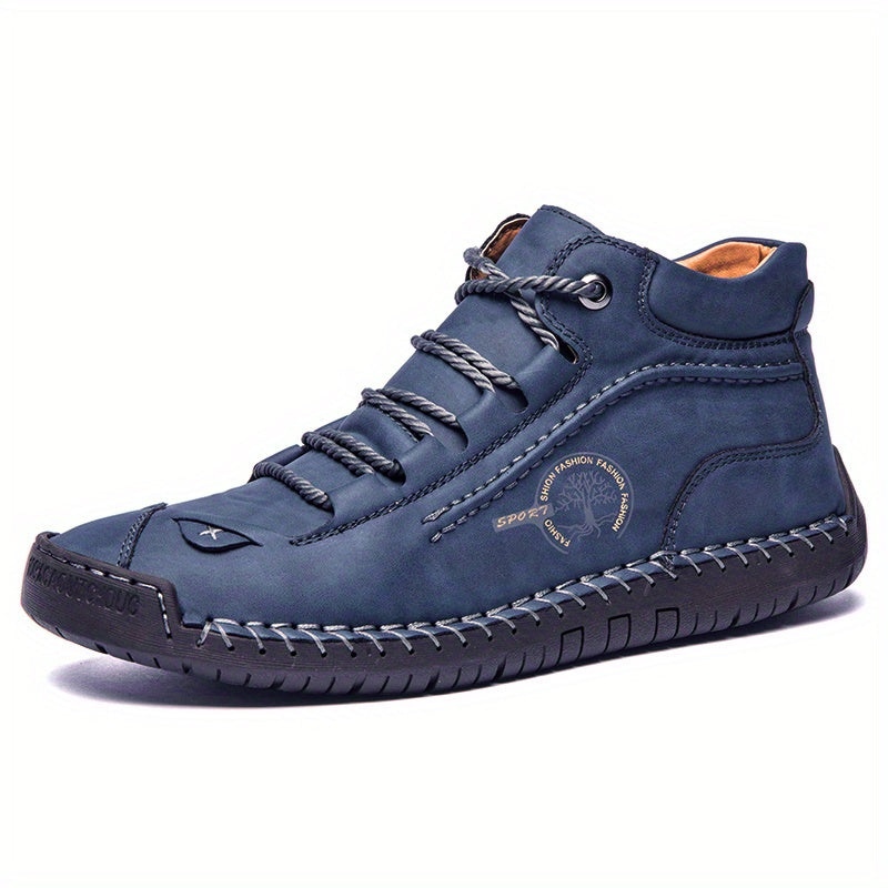 Men's Vintage Lace Up Boots Comfortable Ankle Chukka Boots