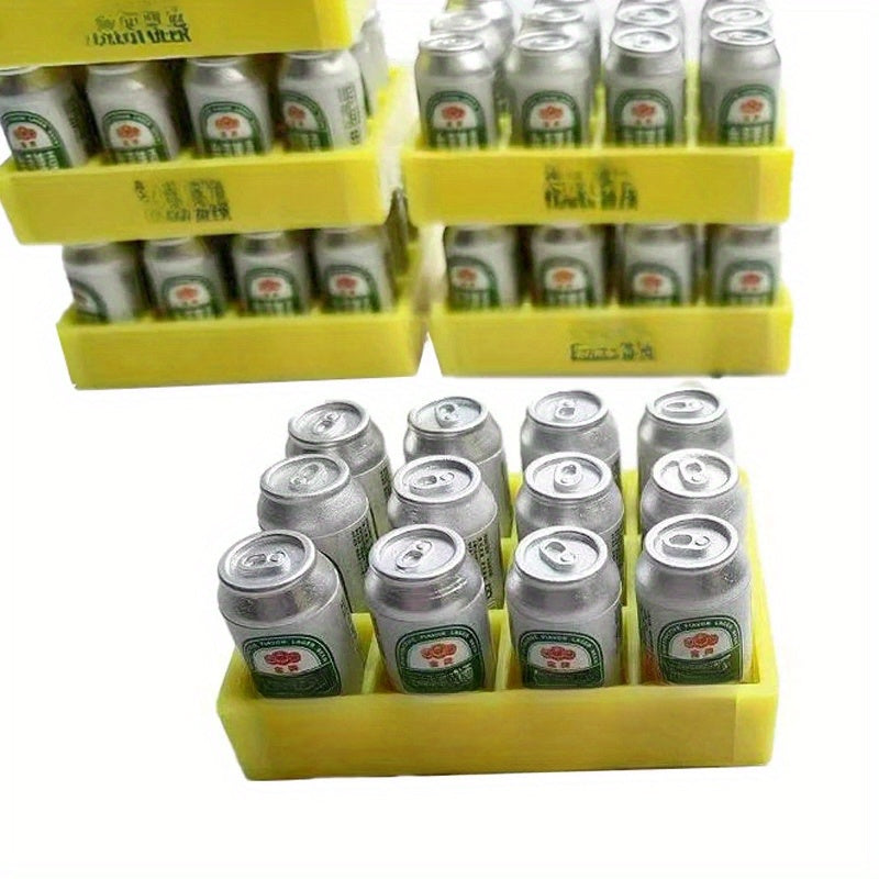Dollhouse Beer Can Mini Drink Bottle W Box Kitchen Model Decor Toy