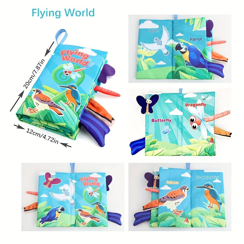 Baby Cloth Books Animal Tails Book for Toddlers