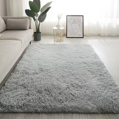 Soft Shaggy Long Area Rug Fluffy Carpet Bedroom Floor Rug
