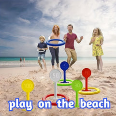 Outdoor Throwing Rings Game Set for Kids & Adults