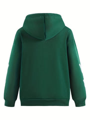 Butterfly Print Sweatshirt Y2K Zip Up Hoodie Casual Tops