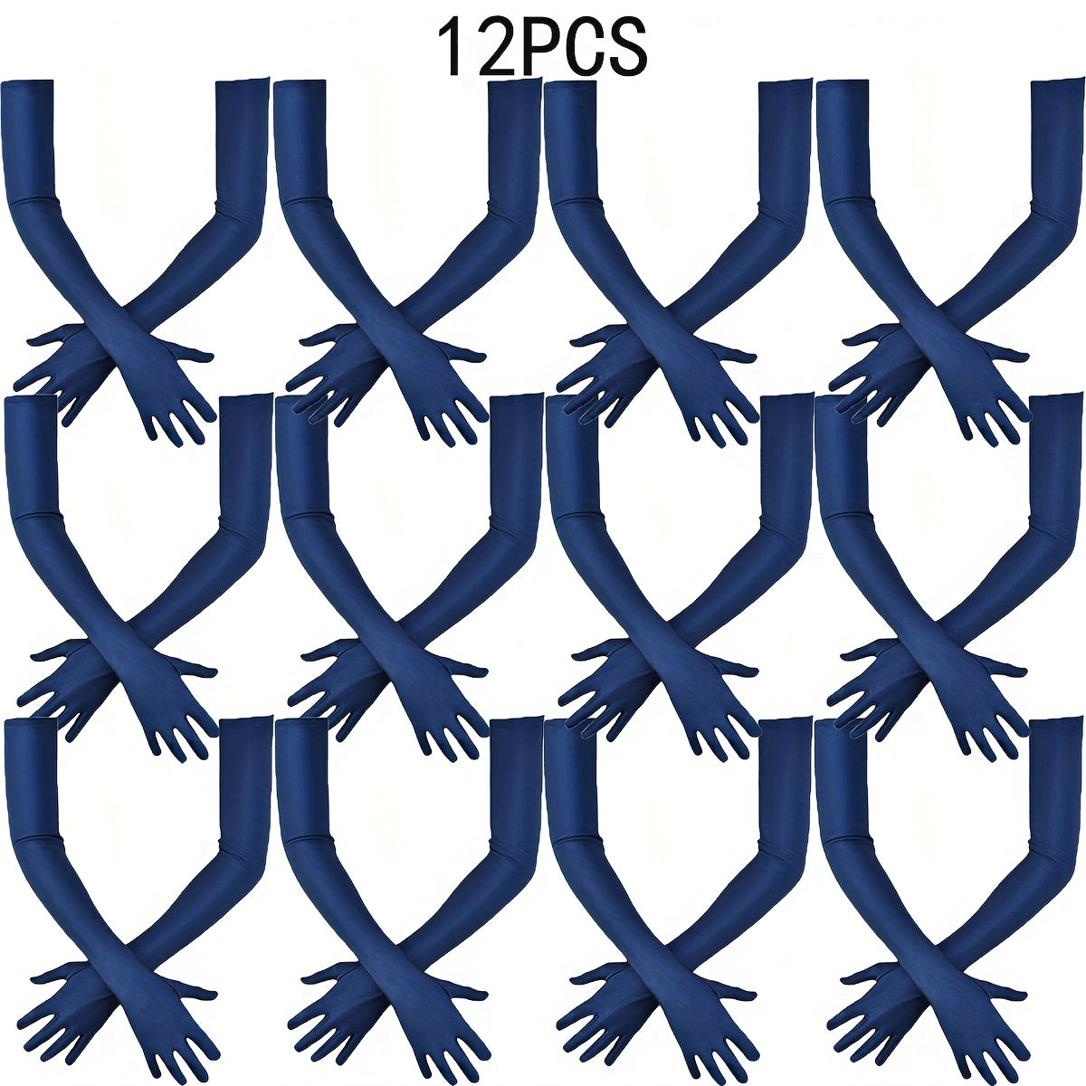 Stretchy Long Gloves for Women Elbow Length Costume