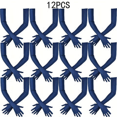 Stretchy Long Gloves for Women Elbow Length Costume