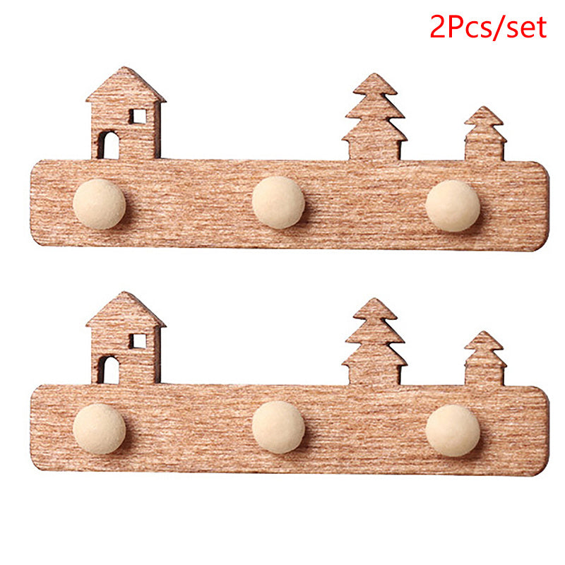 2Pcs 1 12 Dollhouse Wall Mount Rack Hanging Shelf Storage Stand Furniture Model