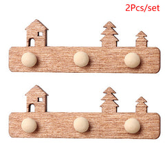 2Pcs 1 12 Dollhouse Wall Mount Rack Hanging Shelf Storage Stand Furniture Model