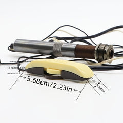 Guitar Soundhole MIC Volume Control Tail Nail Output