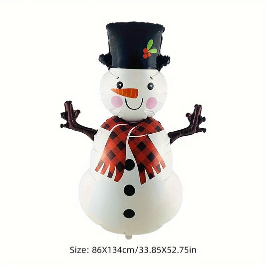 Large Christmas Party Balloons Holiday Decoration Aluminum Film Balloon