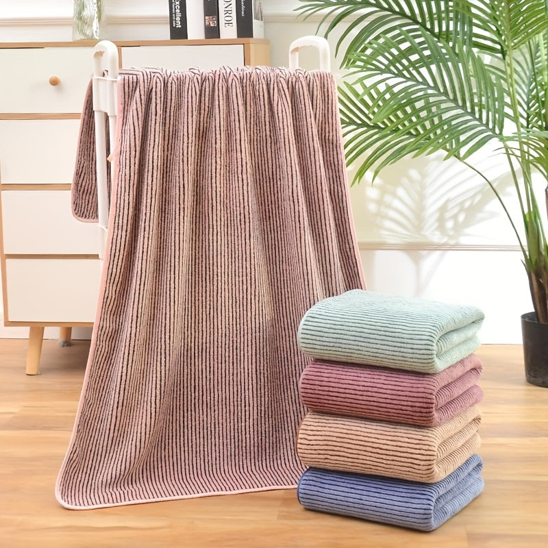 Soft Striped Pattern Bath Towel, 70