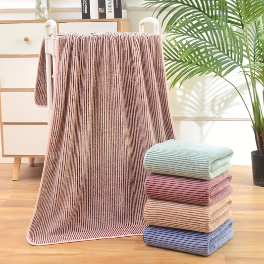 Soft Striped Pattern Bath Towel, 70