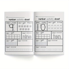 Interactive Number Practice Workbook - Math Book for Kids
