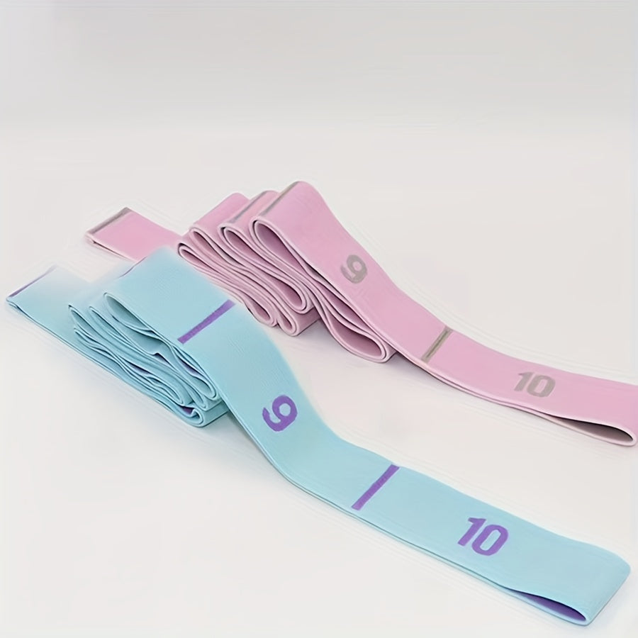 11 segment Resistance Band Yoga Stretch Correct Posture Elastic Belt