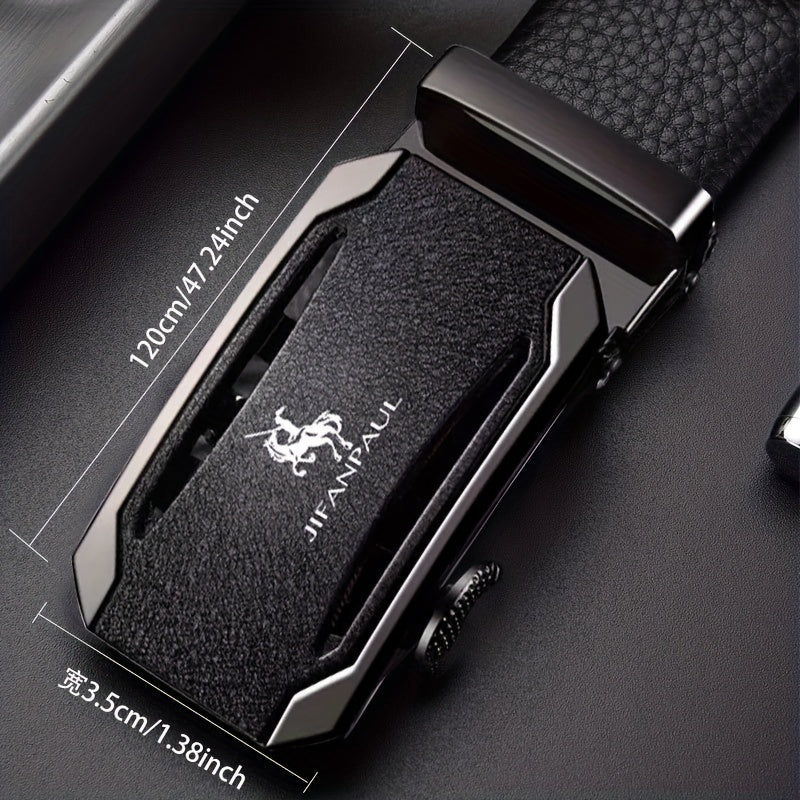 Men's Automatic Buckle PU Leather Belt