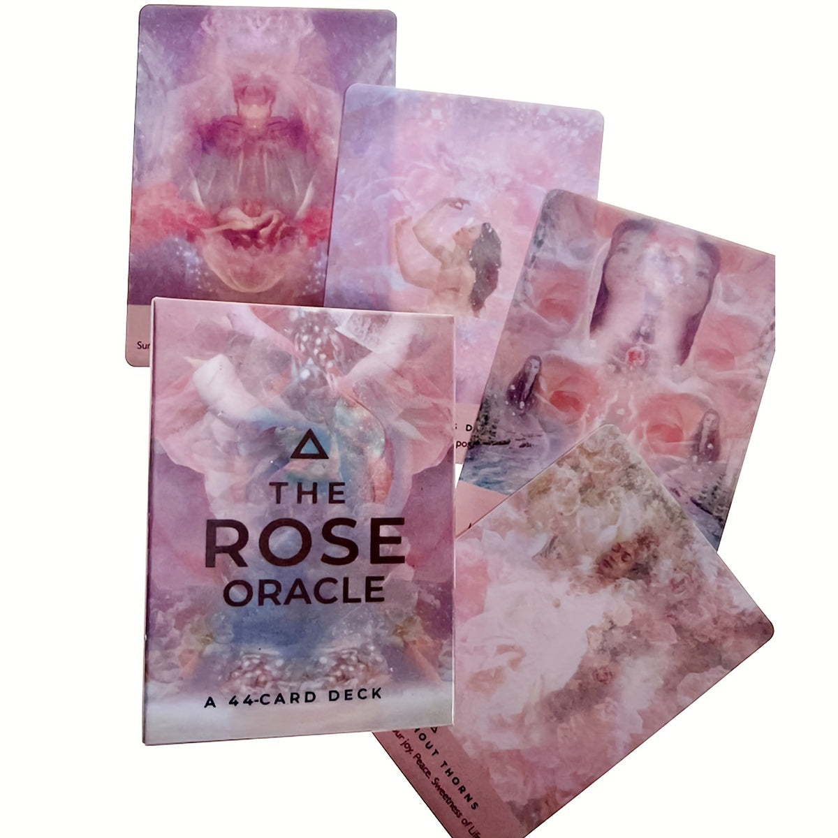 44pcs Tarot Cards Board Game Cards Rose Oracle Cards