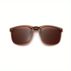 Men's Foldable Clip On Sunglasses with Case