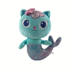 Cartoon Flower Fairy Kitten Doll House Game Mermaid Cat Plush Doll Party Favors