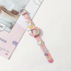 Cartoon Unicorn Watch Holiday Gift for Girls