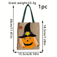 Halloween Candy Bag 30cm for Decoration - Cat Witch Skeleton