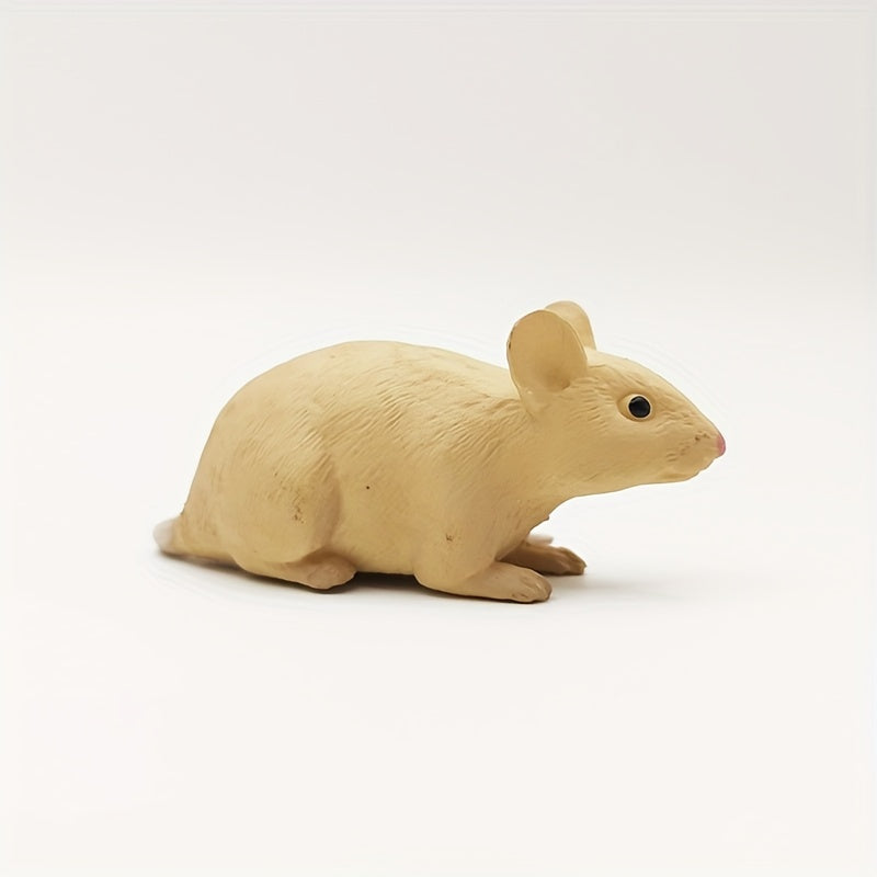 Realistic PVC Mouse Figurine Trick Toy Animal Doll for Pranks Home Decor