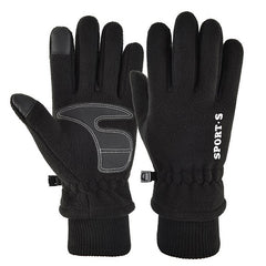 Men's Winter Fleece Touch Screen Cycling Ski Gloves