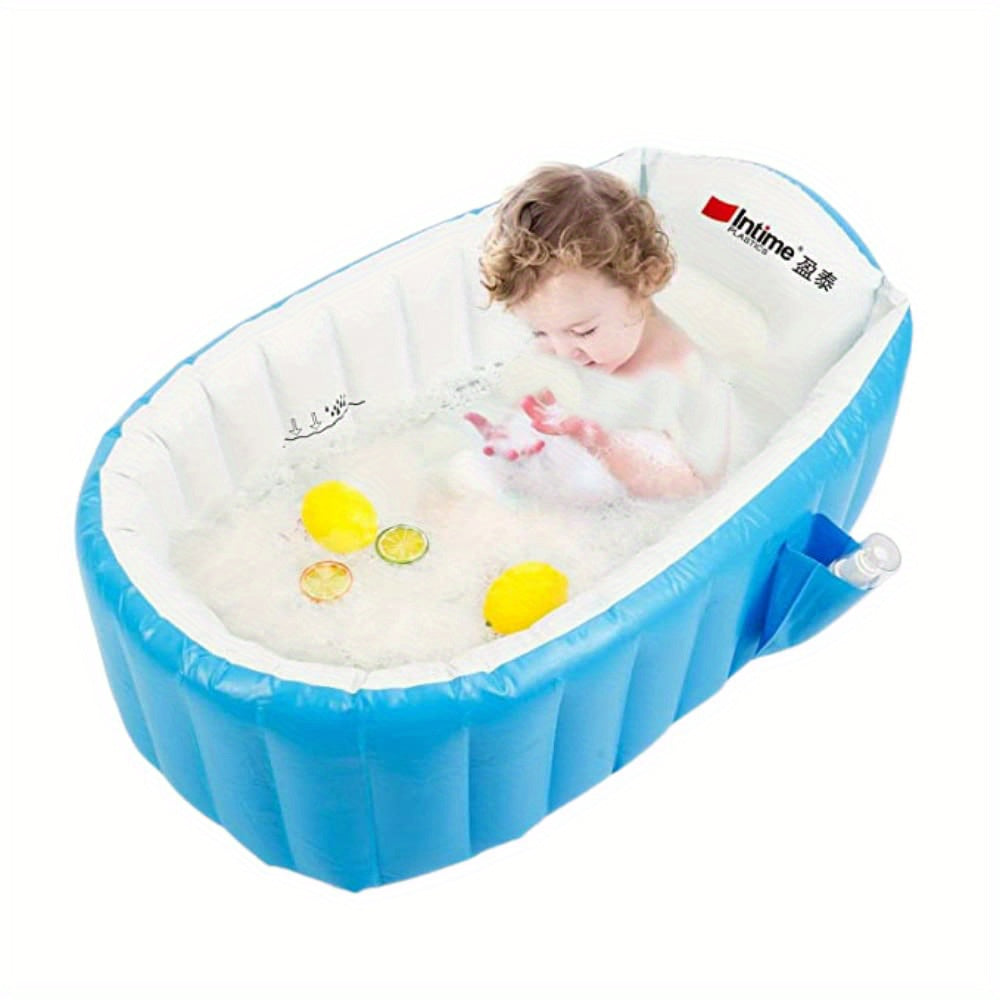 Portable Inflatable Baby Bathtub, Non Slip, Travel-Friendly