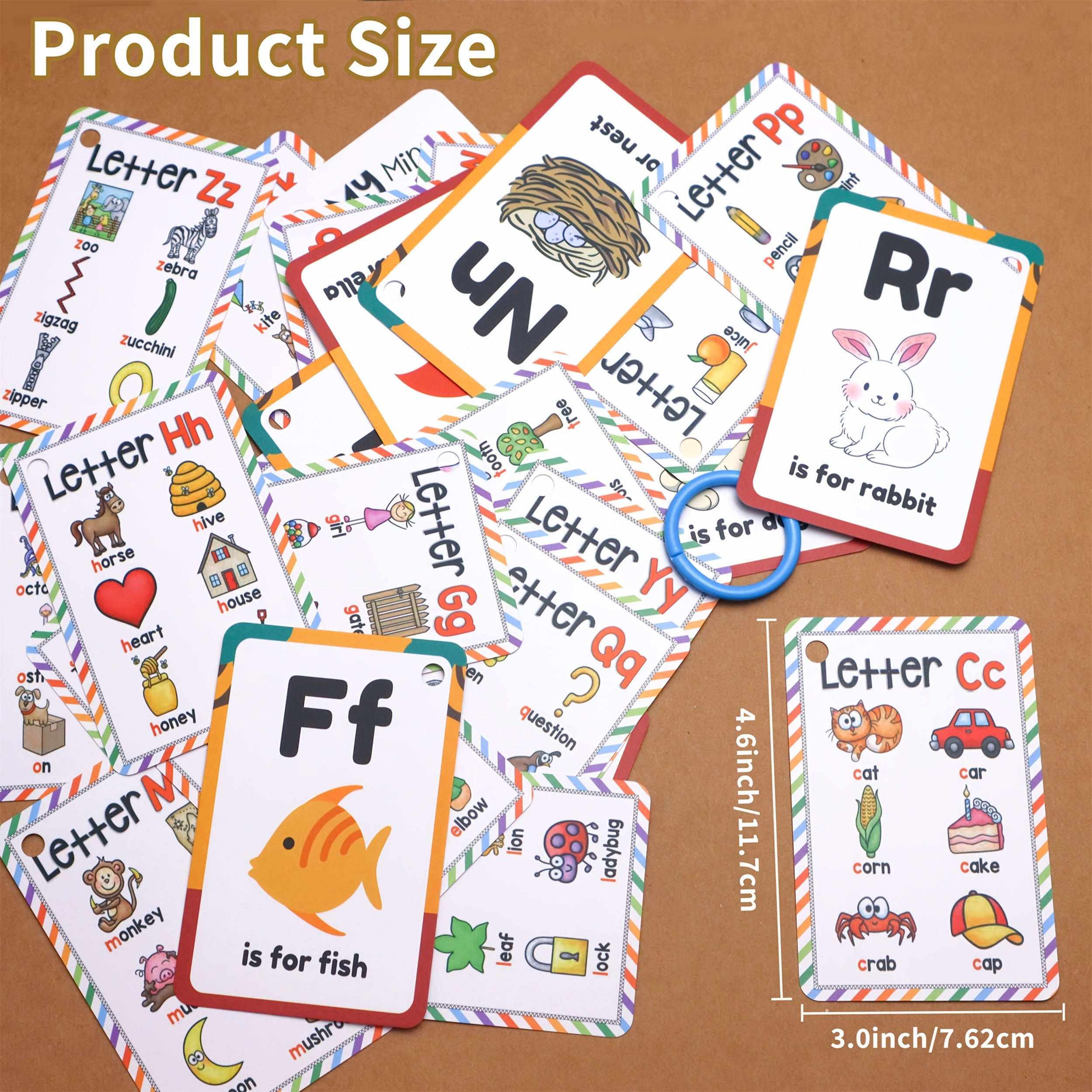 Phonics Flash Cards for Kids Ages 3-6