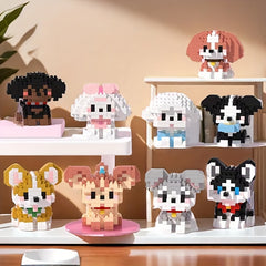 Cat & Dog Building Blocks 3040pcs for Decoration