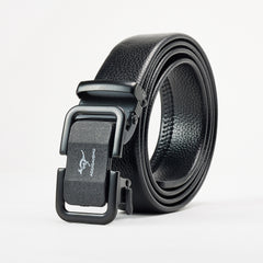 ADDIDAISHU Men's Business Automatic Buckle PU Leather Belt