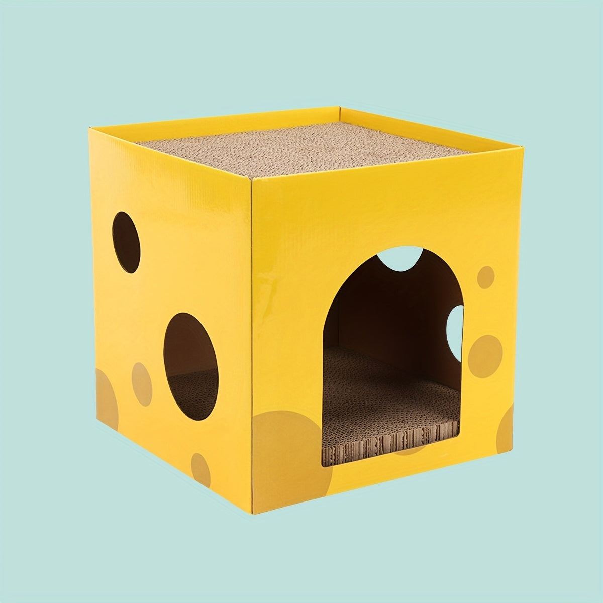 DIY Cat Cardboard House Scratcher