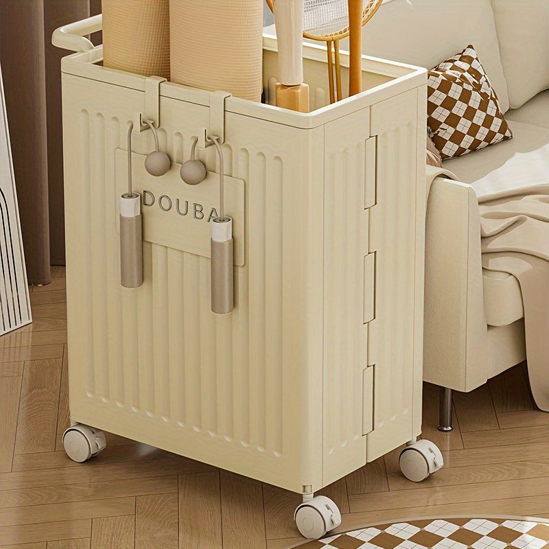Sports Equipment Storage Basket with Wheels