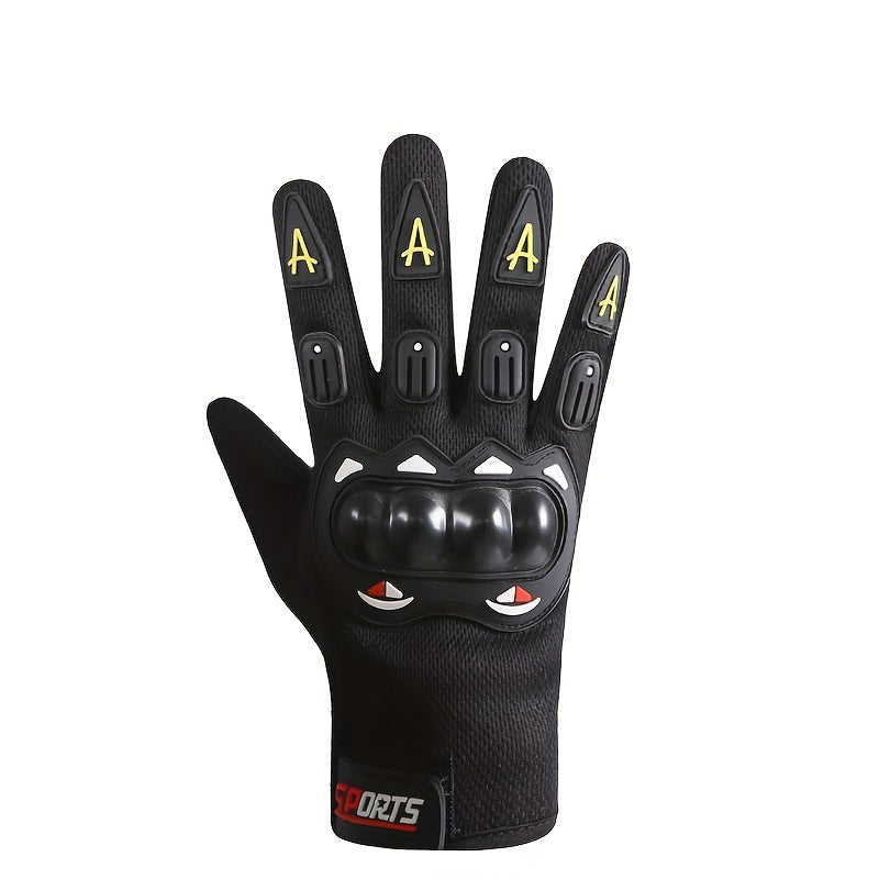 Touch Screen Racing Cycling Gloves Anti-fall Finger Protection Gloves