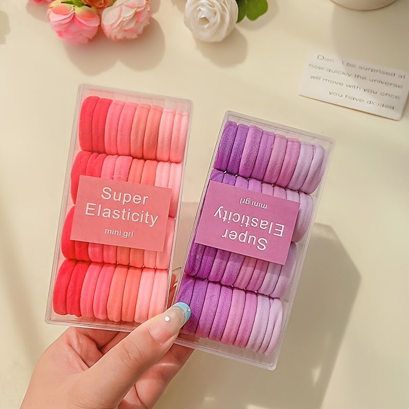 36pcs Girls Hair Tie Rope Ring Accessories